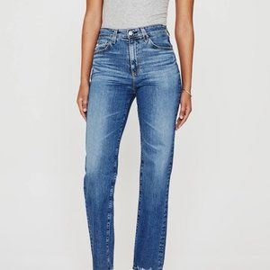 AG Alexxis High Waist Straight Leg Jeans, size 30 ("True Intention" wash)